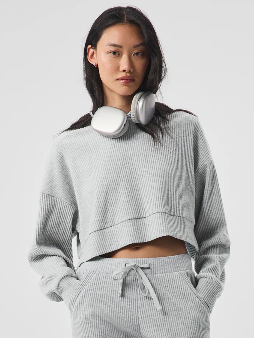 ALO Muse Hoodie in Grey